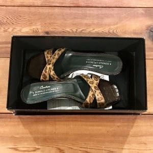 Couture Donald J. Pliner Leopard Heel Sandals